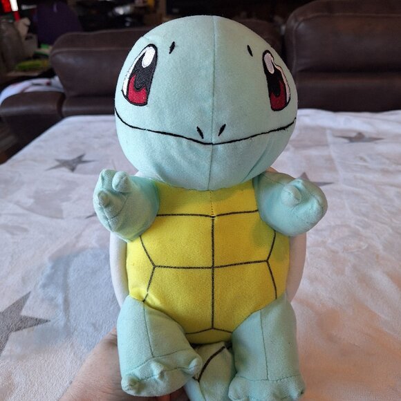 Pokemon Squirtle 12" Plush Large Animal Toy Factory 2017 Nintendo Game Freak - Picture 1 of 13